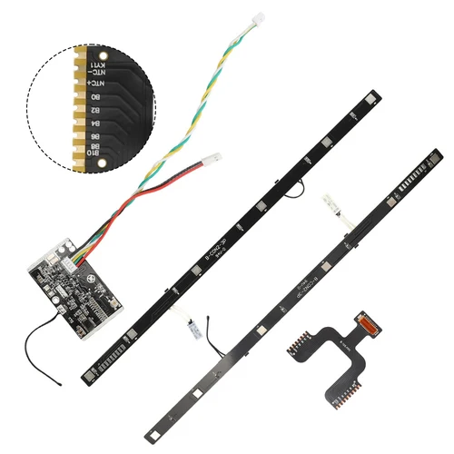 Imagen 2 del producto Tablero de Control de placa de circuito BMS para patinete eléctrico M365, tablero de protección de batería con cableado