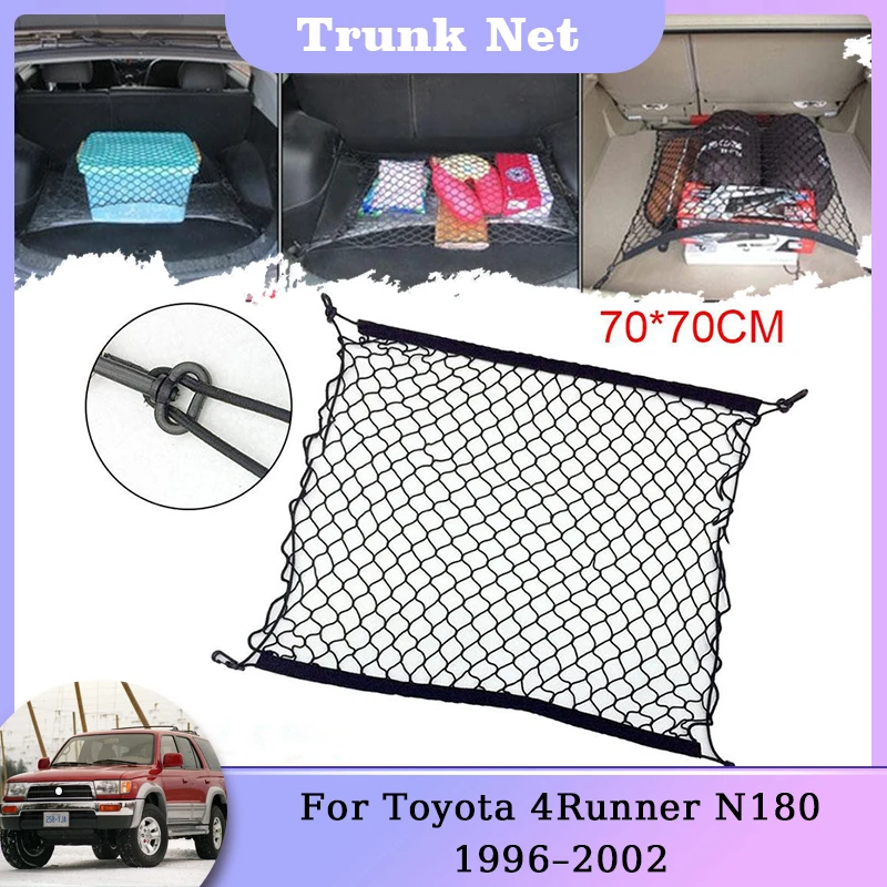 Trunk Storage Net For Toyota 4Runner N180 Hilux Surf SW4 Zhongxing Admiral MK3 1996 1997 1998 1999 2000 2001 2002 Nylon Mesh Car