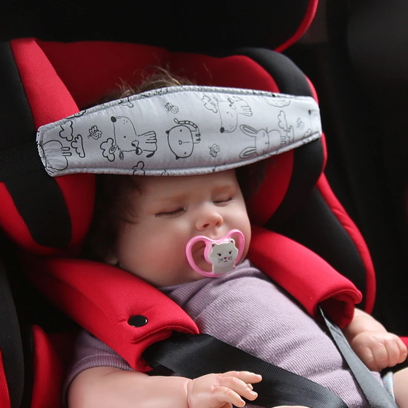 2024 Baby Seat Head Support patch Children Stroller Fastening Belt Adjustable Boy Girl Baby Playpens Sleep Positioner