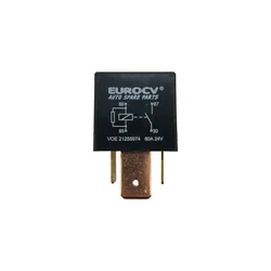 Spare Parts for Volvo Trucks VOE 20390648 21255974 Relay 4 Pin 24V 80A 25 Pcs In One Box