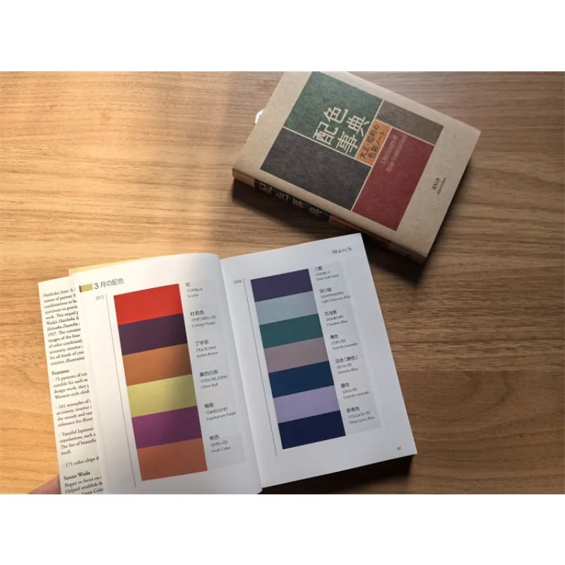 2 Books Colour Dictionary Taisho Showa Era Color Manual Notebook CMYK Art Book Drawing Reference Book Latest Second Edition