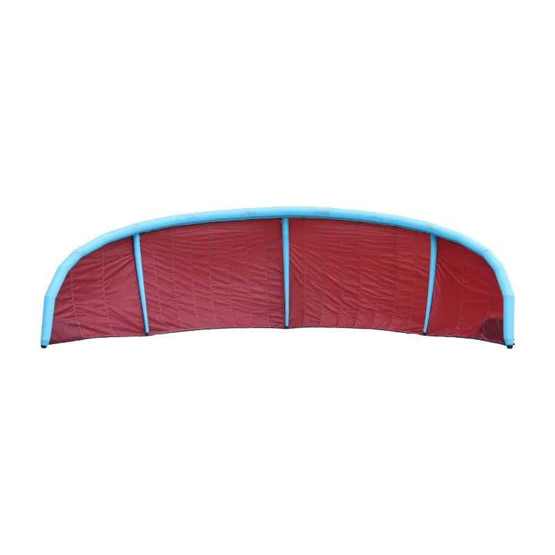 Water kite surfing gear: handheld wind wings, inflatable surfboard, extreme sport sails