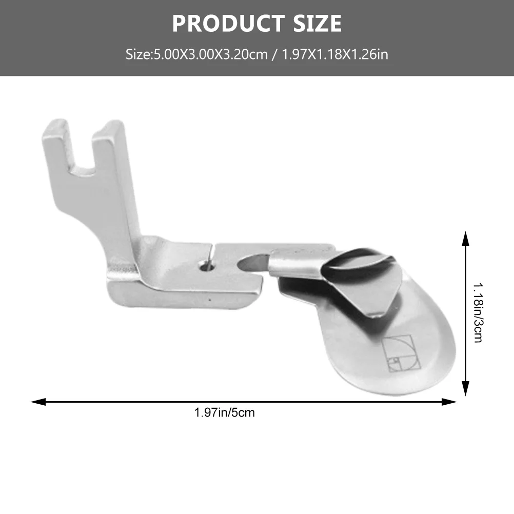Pied-de-biche à ourlet en rouleau, dispositif de bordure en forme d'arc pour Machine à coudre, fixation de reliure, dossier de remplacement, couture