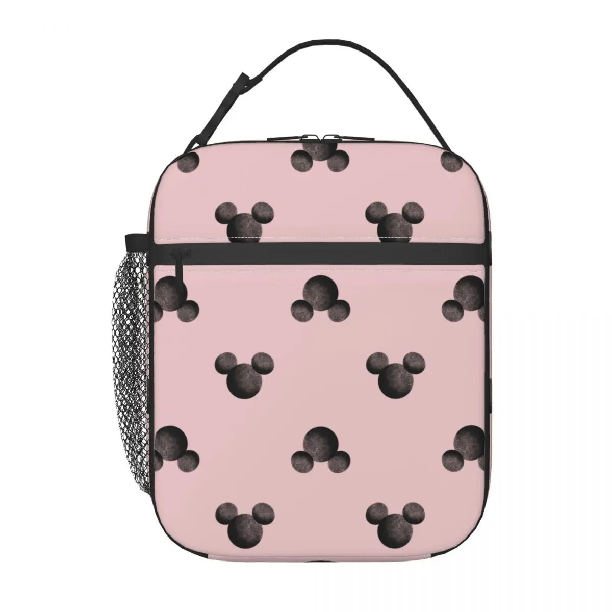 Mickey Pink Icon Insulated Lunch Bags Leakproof Reusable Thermal Bag Tote Lunch Box Beach Outdoor Food Storage Bags