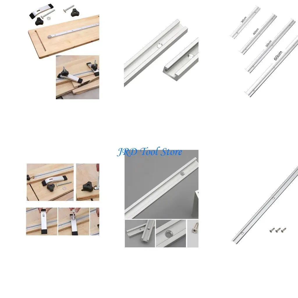 A2UD 범용 19x9.5mm T- 슬롯 미터 트랙 지그 픽스처 슬롯 더블 컷 프로파일