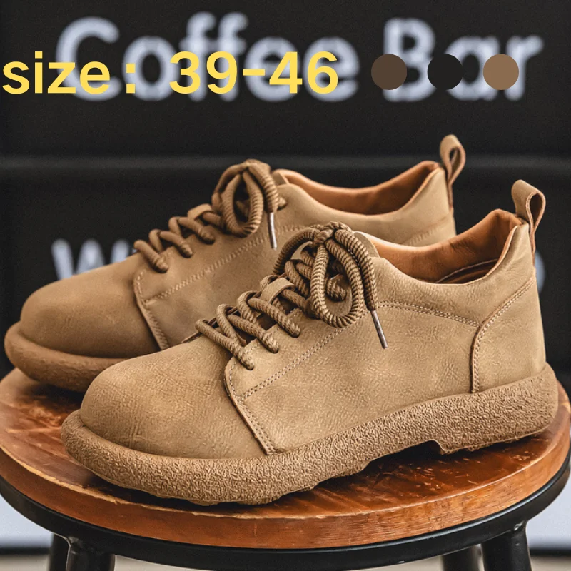 

Мужские удобные дышащие рабочие ботинки, повседневные кроссовки, дополнительные размеры 45, 46, повседневная деловая обувь