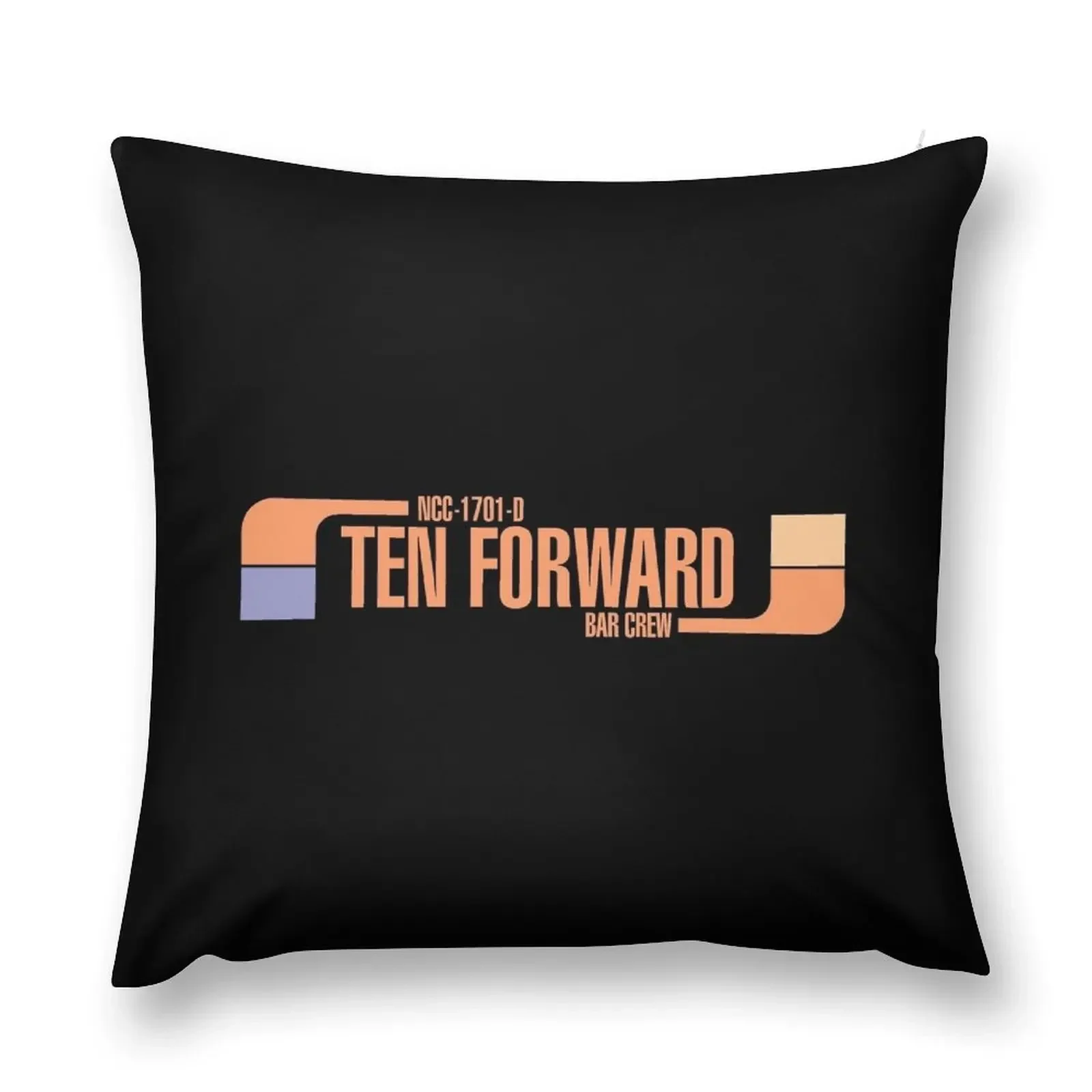 Ten Forward Bar Crew NCC 1701-D Throw Pillow Pillow Cover Throw Pillow Covers Custom Cushion Photo luxury decor