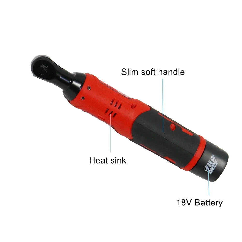 Portable Cordless Ratchet Wrench Rechargeable Battery Cordless Ratchet Wrench Set With Li-ion Battery