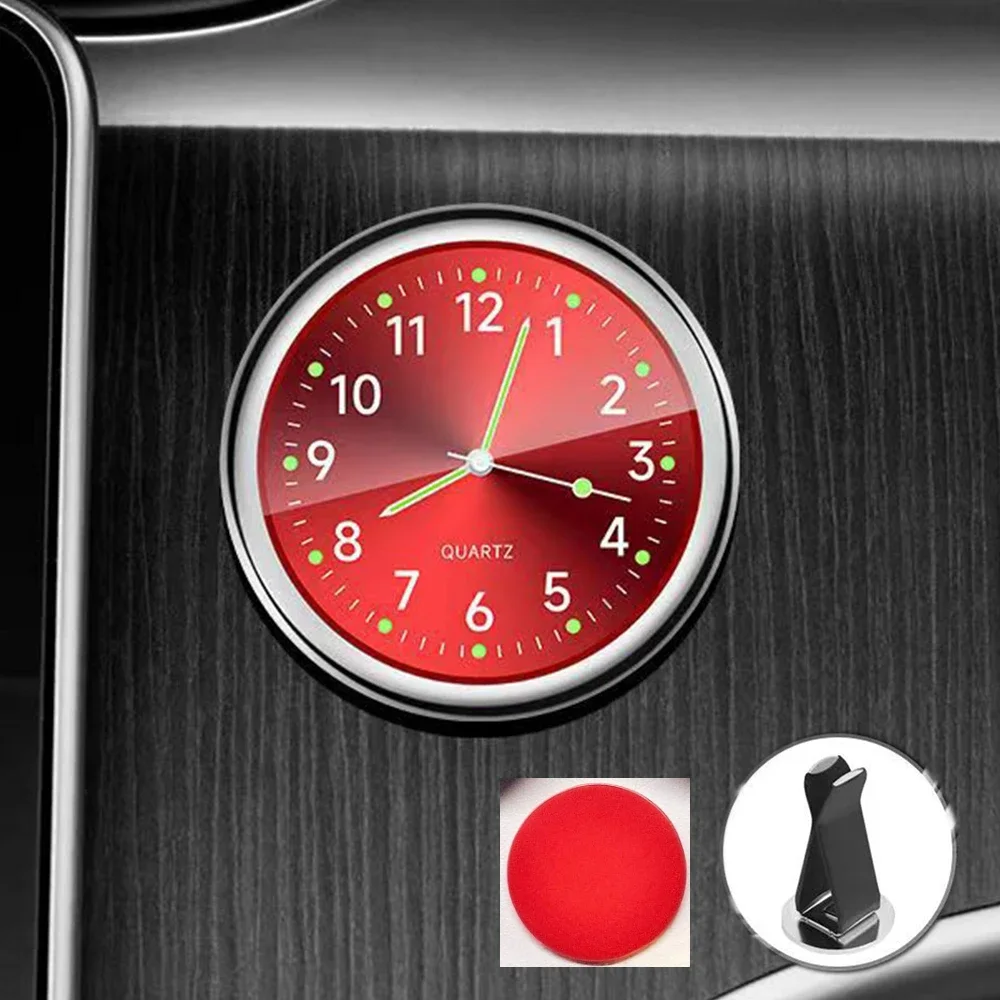 Mini Horloge Auto Quartz Klok Mini Elektronische Klok Waterdichte Fiets Motorfiets Horloge Auto Auto Klok Dashboard Klok In Auto