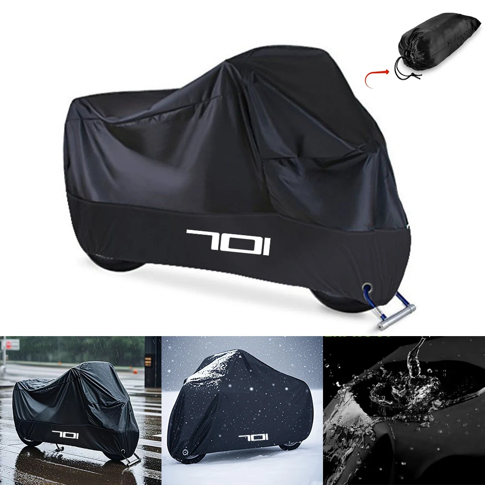 

For Husqvarna Svartpilen 701 Supermoto SM 701 Enduro TE 701 Outdoor Motorcycle Cover Waterproof Rain Cover Accessories