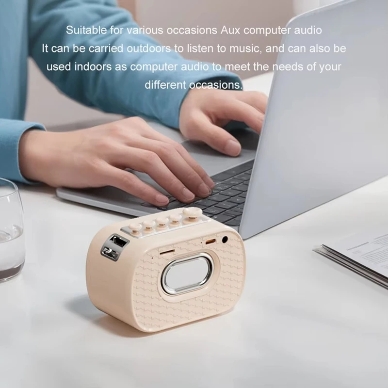

Versatile Desktop Bluetooth Speaker with FM Radio HOT SALE