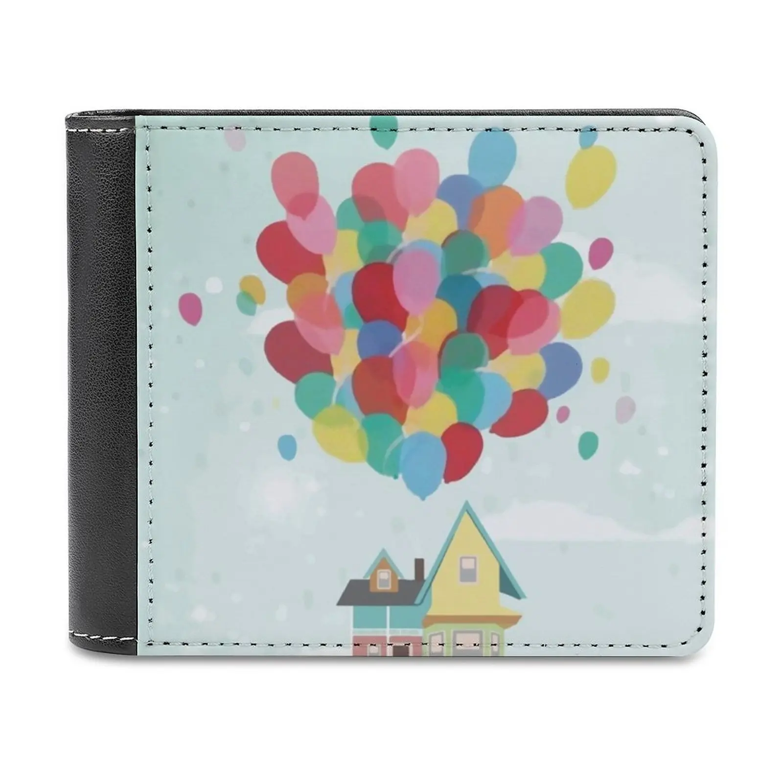 Waffle Pattern Leather wallet men's wallet diy personalized purse father's day gift Waffle Food Breakfast Personalized Wallet