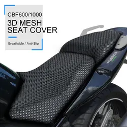 Motorcycle 3D Mesh Cushion Seat Cover For Honda CBF600 CBF 600 S 1000 CBF1000 CBF600S 2011 Anti-Slip Breathable Fabric protector