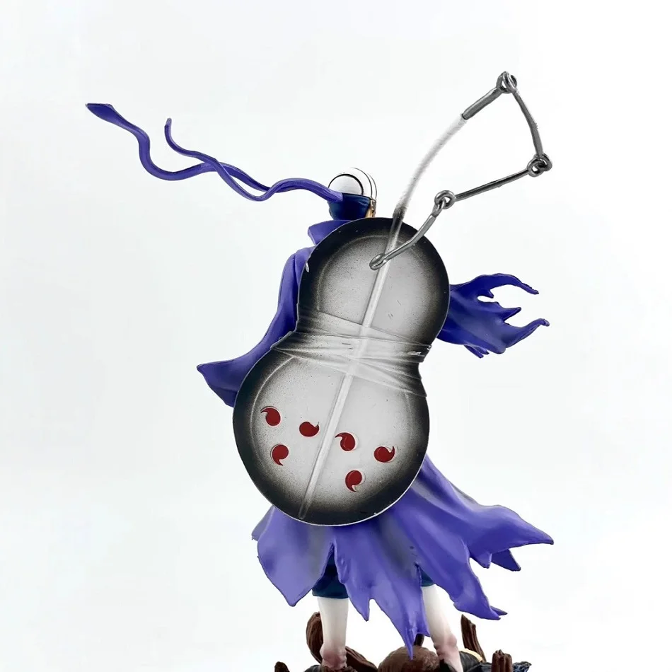 Naruto Anime Figuur Uchiha Obito Actiefiguren tweekoppige Standbeeld PVC Collectie Model Desktop Ornament Verjaardag Speelgoed Gift