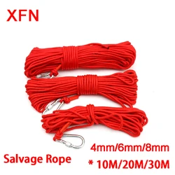 New Salvage Rope Fishing Magnetic Rope Suitable For Deep Sea Salvage Strong Search Magnetic Fishing Pot Fishing 10/20M