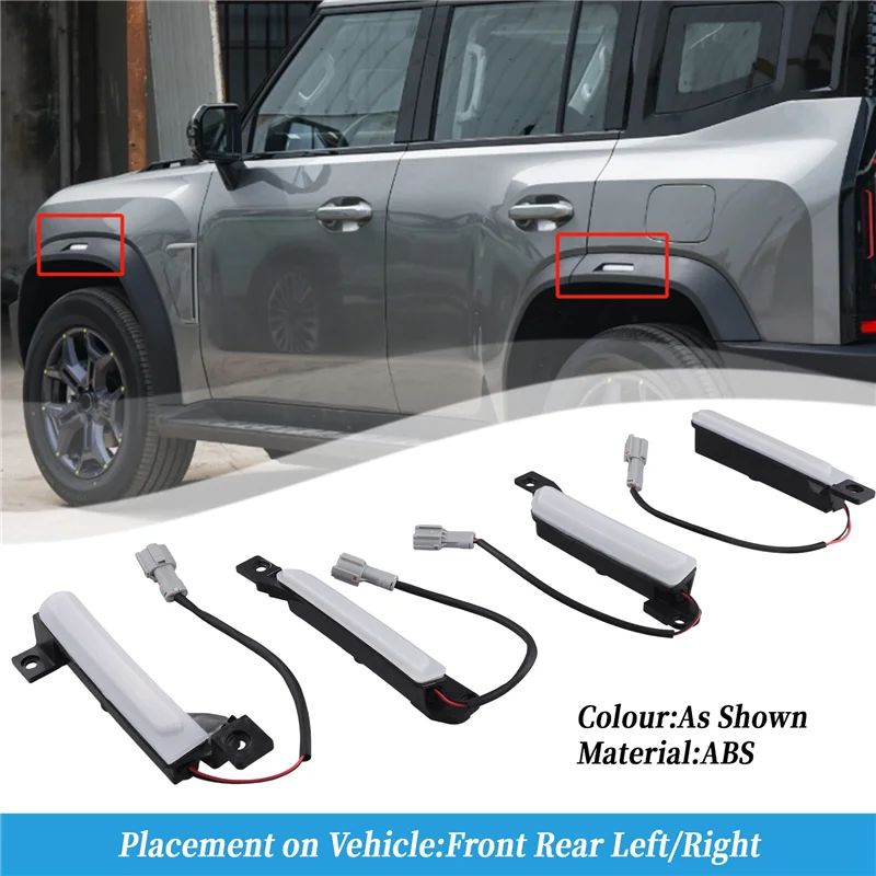 

Strict Fit For Chery Jetour Traveler T2 Car Wheel Brow Lamp Modification Left And Right Front Wheel Brow Lamp