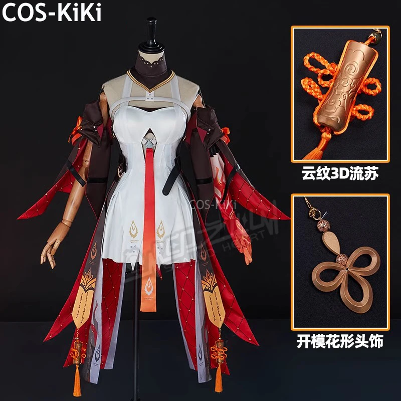 

COS-KiKi Wuthering Waves Changli игровой костюм элегантное милое платье униформа косплей костюм Хэллоуин вечерние наряд для ролевых игр женский