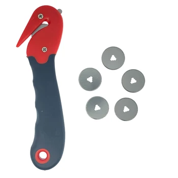 Multitool 후크 고정 블레이드 디스크 Knfe 세트 TPR 안전 칼 카톤 오프너 ABS 인체 공학적 플라스틱 손잡이 절단 도구 포켓 나이프