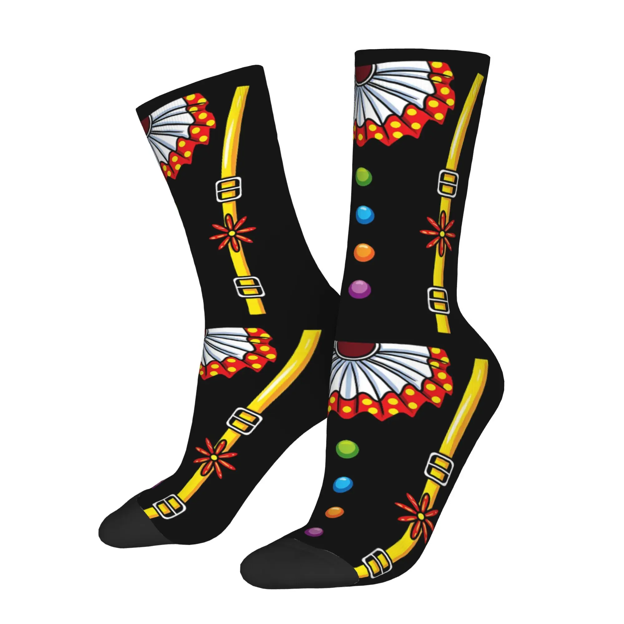 

Clown Circus Costume Halloween Sock Printed Man Polyester Fashion Popular