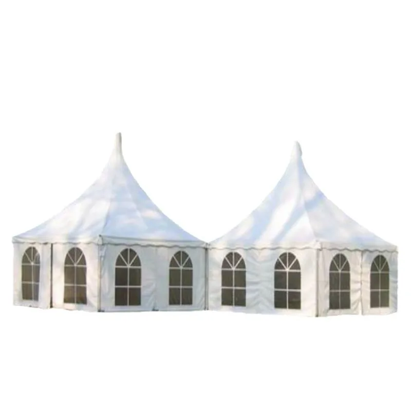 

Large outdoor tent European wedding tent advertising activities display pointed canopy sunshade aluminum alloy exhibition tent