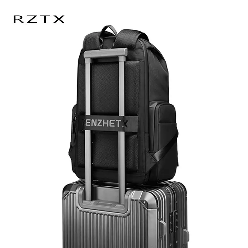 Rztx กระเป๋าเป้สะพายหลังเดินทางเครื่องบินอ็อกซ์ฟอร์ดขนาด15.6นิ้วกระเป๋าเป้สะพายหลังกันน้ำเดินทางธุรกิจกระเป๋านักเรียนคอมพิวเตอร์