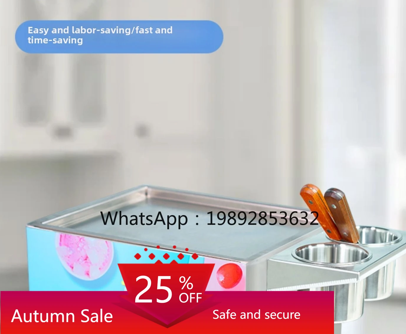 

fried ice machine commercial small household fried yogurt machine stall special smoothie machine