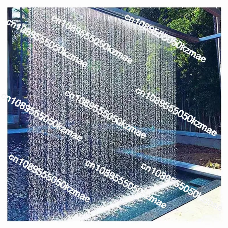 Water curtain trough waterfall DC rain curtain fountain equipment water curtains landscape garden