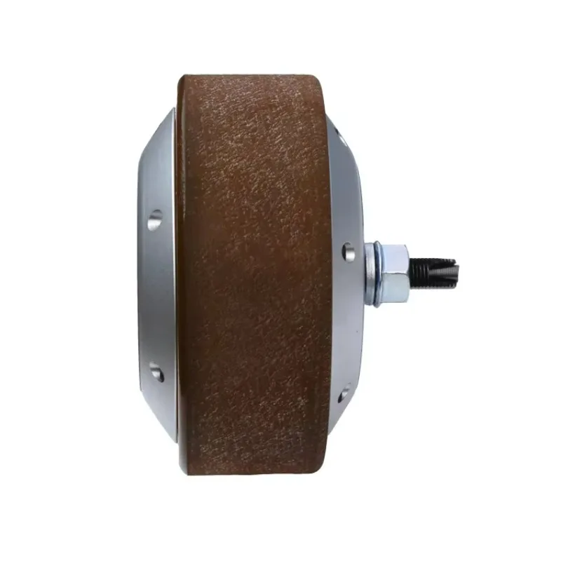 500W 48V 6.5inch 200RPM 200kg BLDC Electric Direct Drive Brushless DC Wheel Hub Servo Motor with Encoder for Mobile Robot