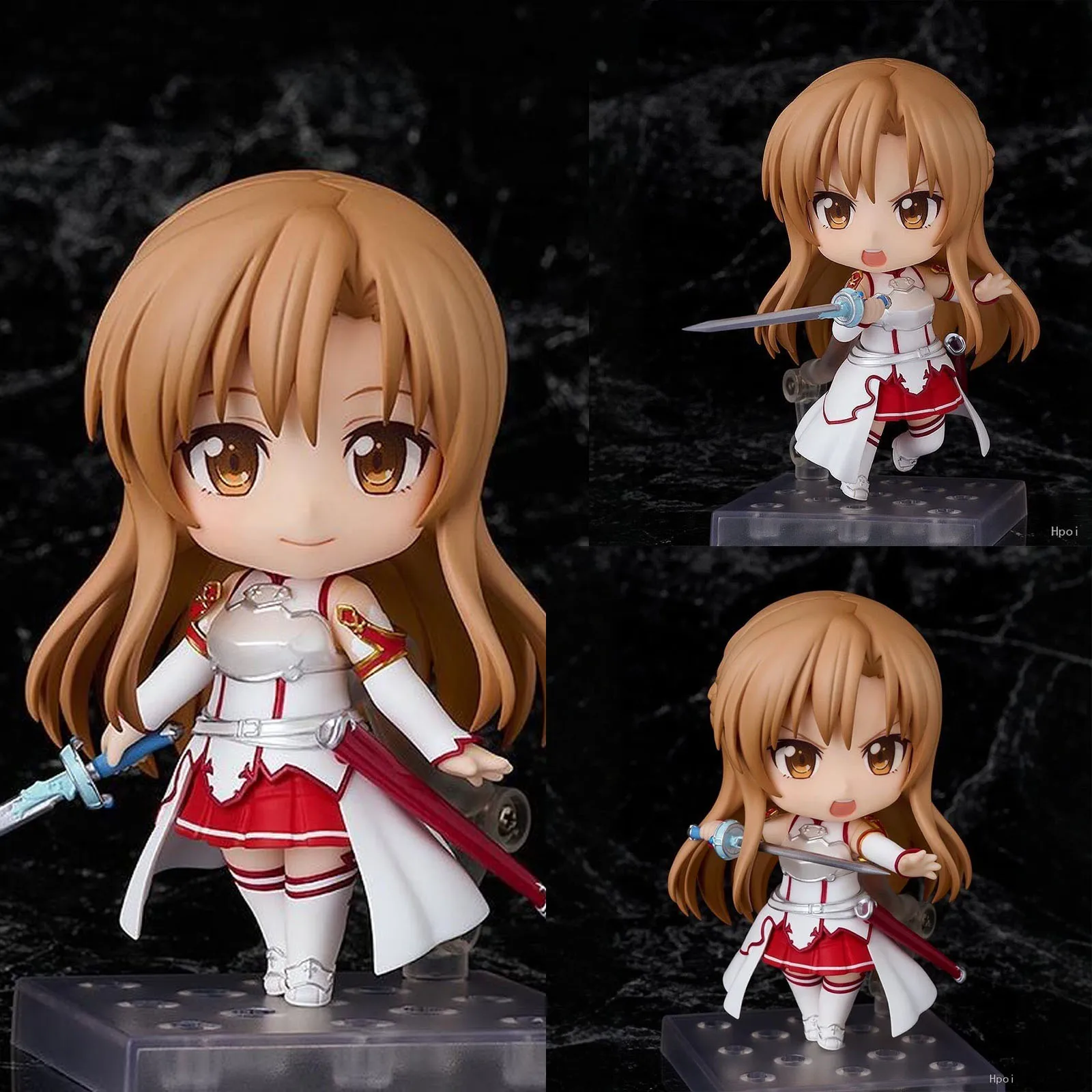 Asuna 1669 #   Nendoroid 10 cm große PVC-Anime-Figur, Modellkollektion, Desktop-Ornamente, Autodekoration, trendiges Spielzeug, Geschenk für Fans