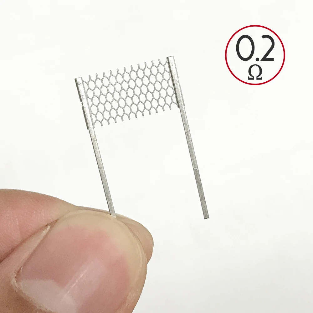 10/50/100pcs Rebuild Mesh Coil 0.15 0.3 0.4 0.6 0.2ohm Extreme for VINCI GTX Style Wire Resistance Coil Head Replacement