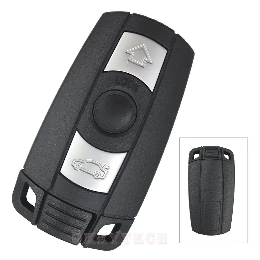 Remote Car Key Shell 3 ButtonOkeyTech Case Styling Cover Fob For BMW 1 3 5 6 Series E90 E91 E92 E60 E70 E71 E72 E82 E87 E88 E89