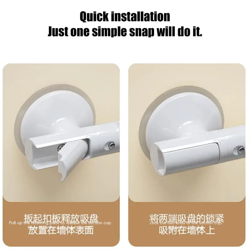 

Y1UD Safety Grab Track For Soaking Pool Elderly Not Slip Bathroom Handle Strong Adhesion