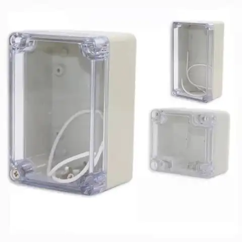 Waterproof Electrical Circuit Enclosure Box IP65 ABS Electronic Project Wire Junction Box Transparent Waterproof Outdoor Plastic