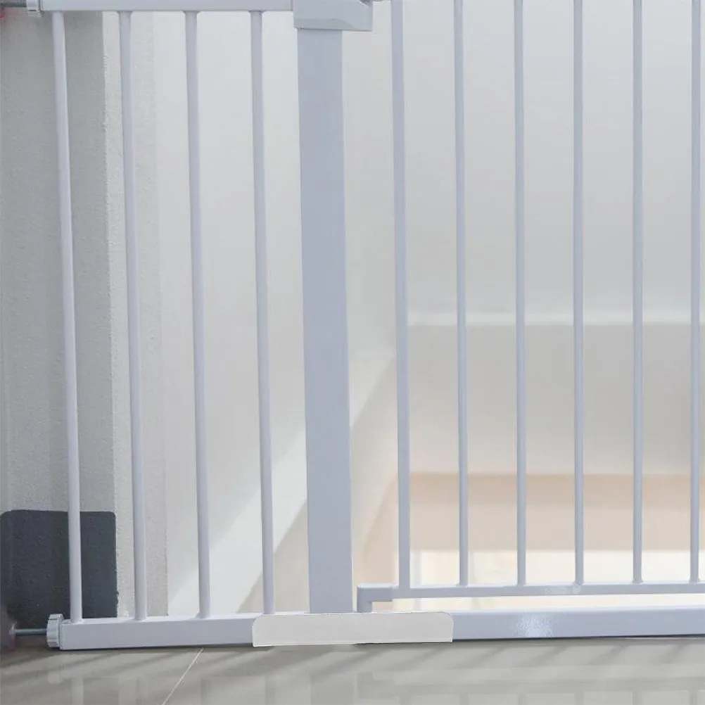 

2Pcs Heavy Duty Baby Gate Groove Reinforcement Kit Metal Stairway Doorway Safety Barrier Fittings for Children Pets Security