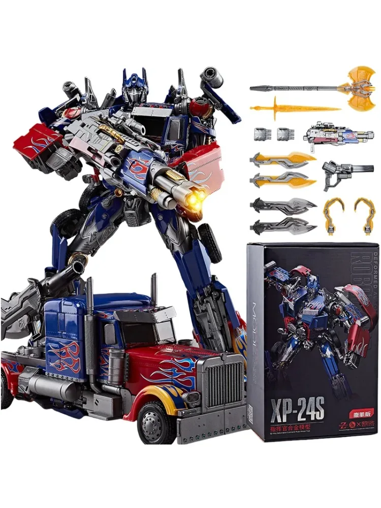 30CM Transformatie Optimus Prime XP24 Accessoirepakket Deluxe Edition Vervorming Autobots Speelgoed Legering Star Commander Action Figure - afbeelding 2