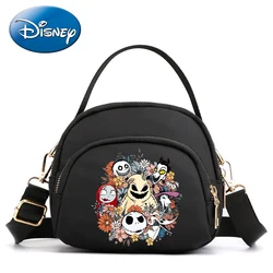 Nuove borse a tracolla Disney The Nightmare Before Christmas per donna Borsa stampata con cartoni animati Kawaii Y2K Borsa a tracolla da donna