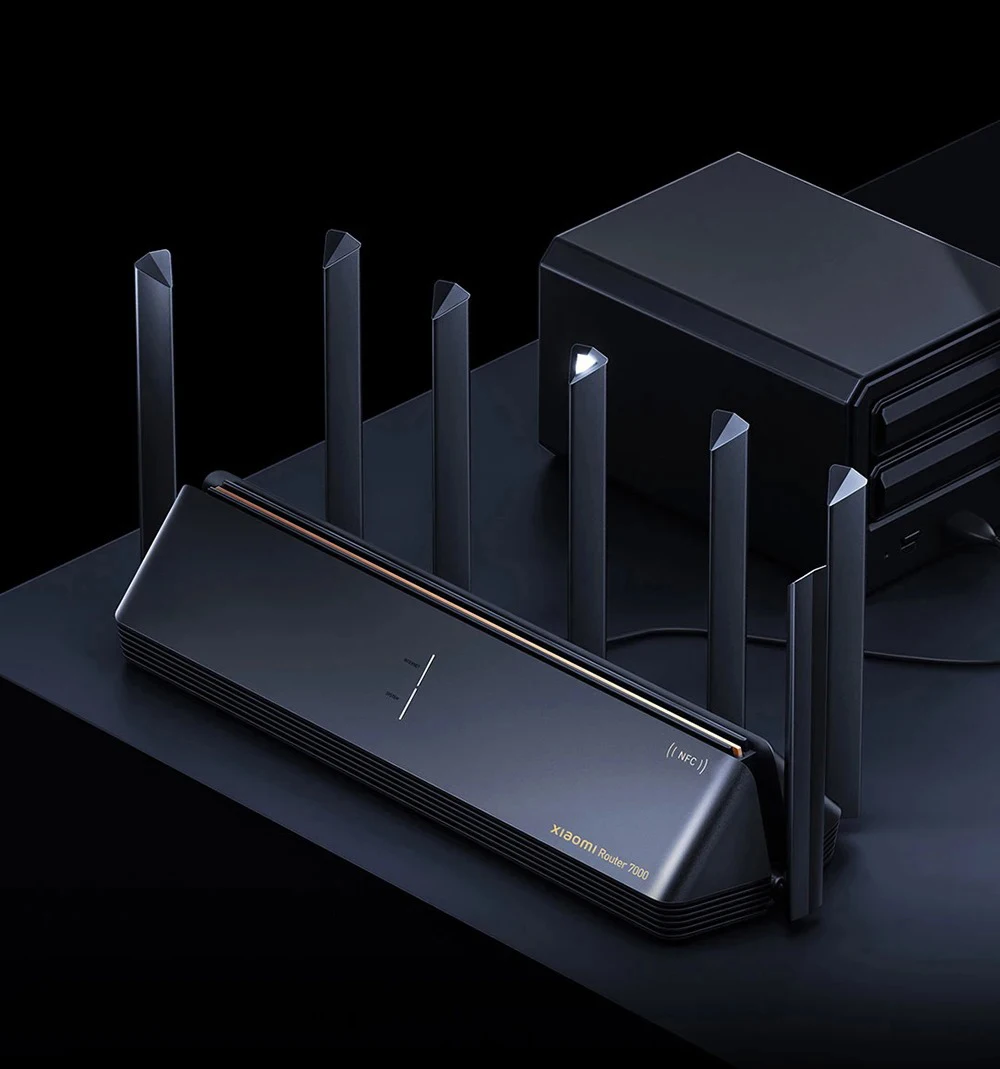 샤오미 미 라우터 BE7000 트라이밴드 와이파이 리피터 VPN 1GB 메쉬 USB 3.0 IPTV 4 X 2.5G 이더넷 포트 모뎀 신호 증폭기 -CN