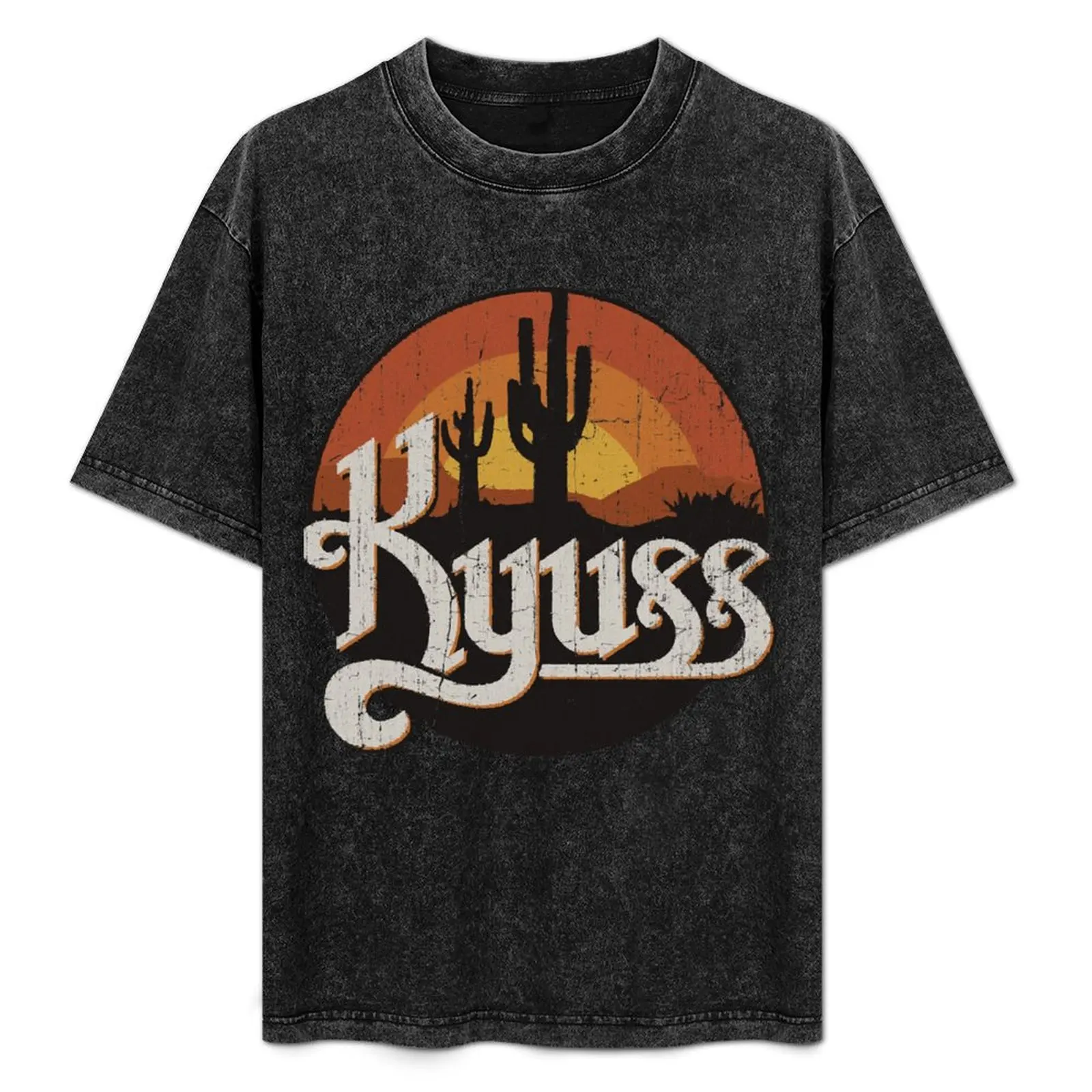 Kyuss Sunset 1987 Classic T-Shirt Large Size Casual Tee Shirt