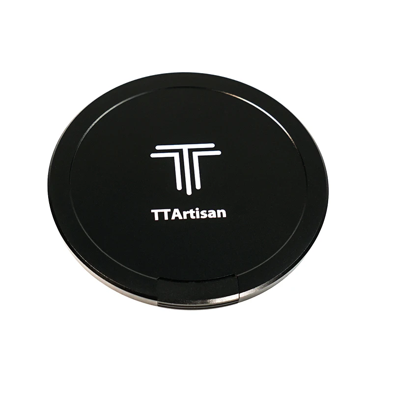 ฝาปิดเลนส์โลหะแบบ Tartisan ที่ออกแบบมาสำหรับเลนส์ F0.95 50มม. ฝาครอบเลนส์แบบดั้งเดิมฝาหน้า67มม. สีดำ