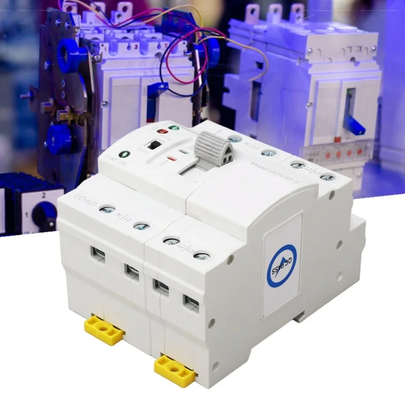 

4P 63A Автоматический резервный переключатель с двойным питанием Быстродействующий переключатель для ПК ATS