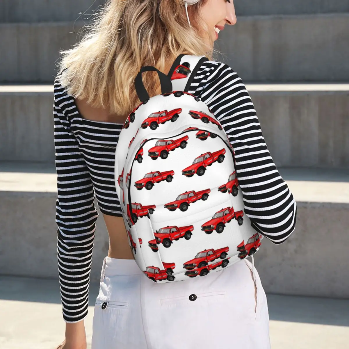 حقيبة ظهر Hylux Hilux Pick Up Truck للطلاب والأولاد والبنات حقيبة كتب للأطفال حقيبة مدرسية حقائب كتف للكمبيوتر للرجال والنساء #2