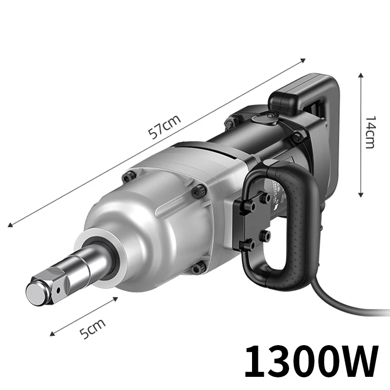 220V High-torque Impact Wrench Electric Wrench Tool Auto Repair Electric Jackhammer Suitable High Torque Socket Heavy Duty