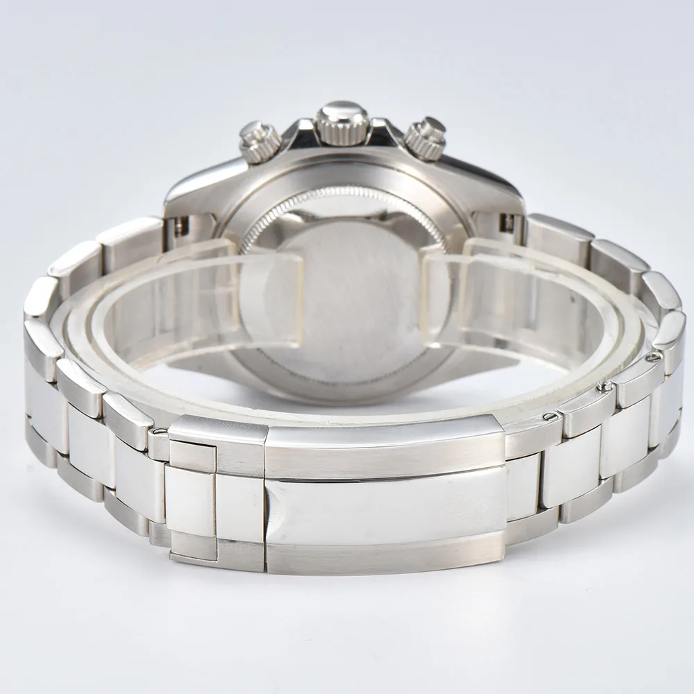 Orologi di lusso VK63 Vetro zaffiro Acciaio inossidabile 316L impermeabile per orologi personalizzati da uomo VK63 con movimento sportivo VK63