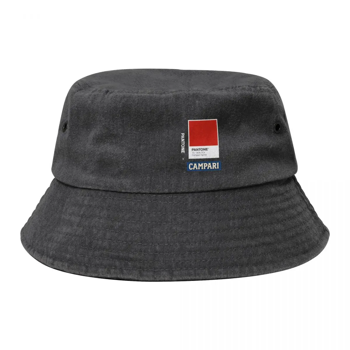 

Pantone X Campari Exclusive Collab Bucket Hat Hat Man Luxury Vintage Trucker Hat Bobble Men's Baseball Women's