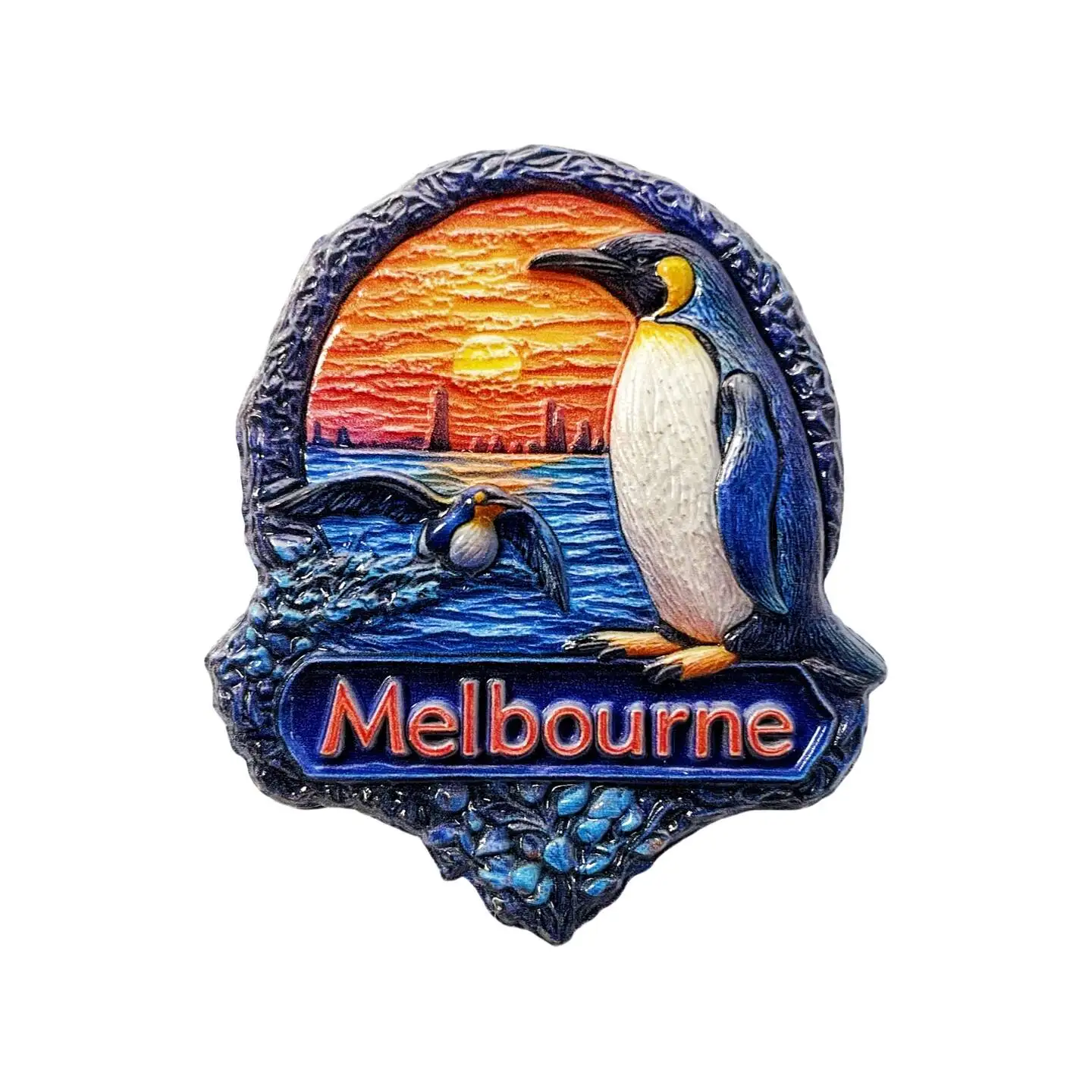 Creative Design Tourist Souvenir From Melbourne, Australia, 3D Decorative Magnetic Fridge Magnet Gift