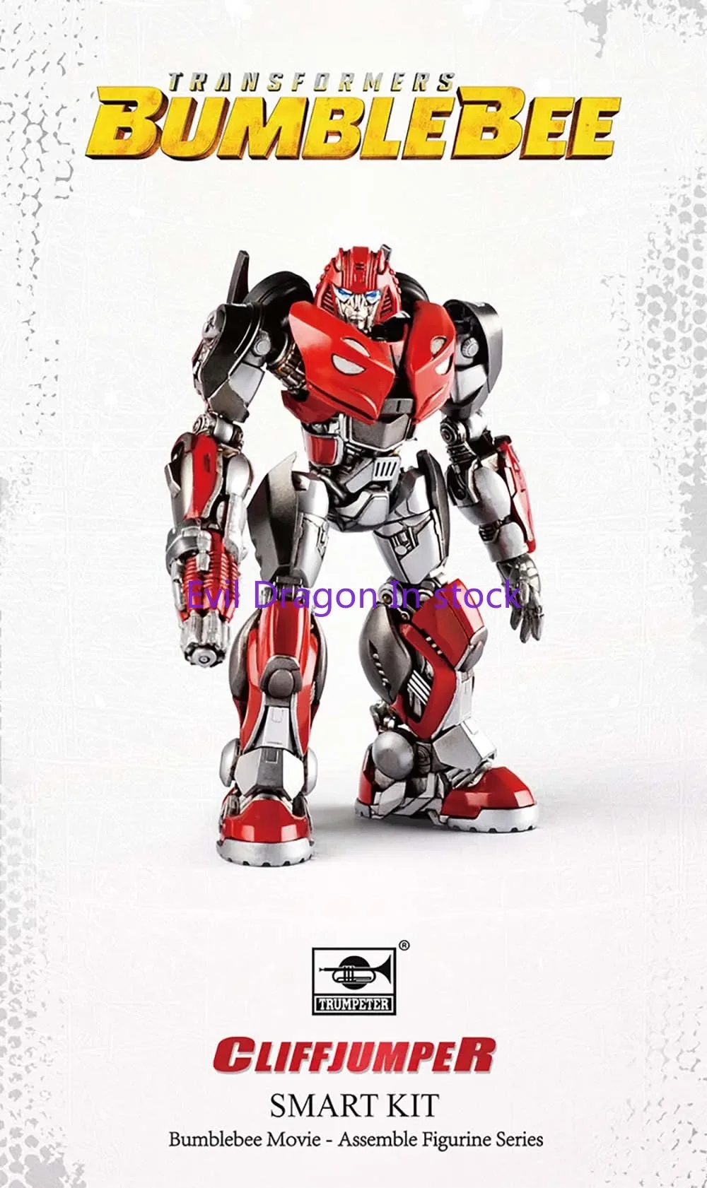 

In stock Transformed Toy Trumpeter Bumble-Bi Cliffjumper Movie Model Kit Movable Construction Toy SK 08118 Action Figure