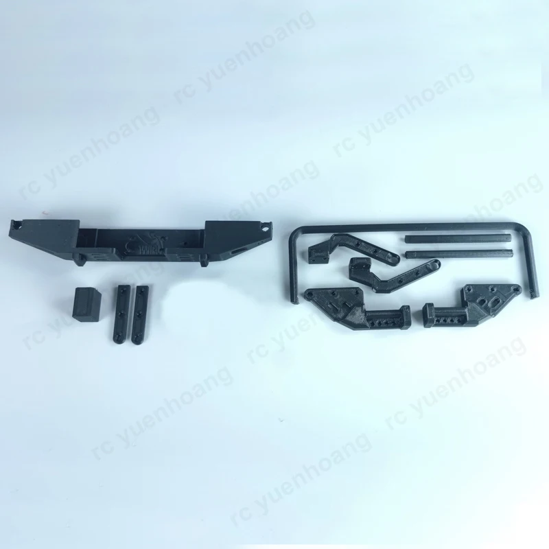 1Set For MJX H8H Car Model Front Bumper Kit PLA/TPU Material Anti Collision Fittings RC Crawler Vehicle Modification Accessories