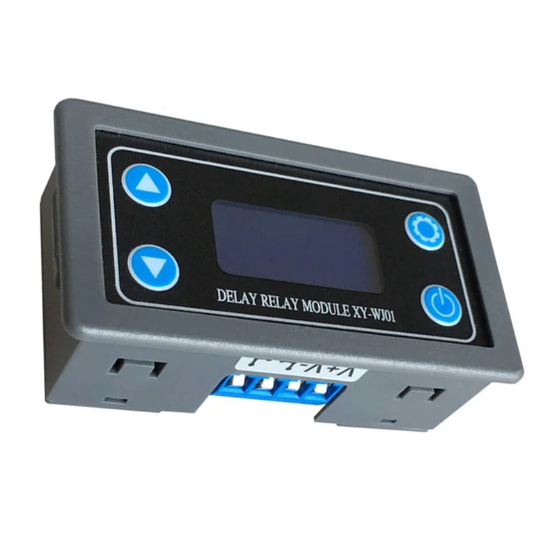 【Flash-Deal!】DC 6-30V LED Digitale Tijdrelaismodule Programmeerbare Timerrelais Schakelaar Timing Trigger Cyclus Met Case