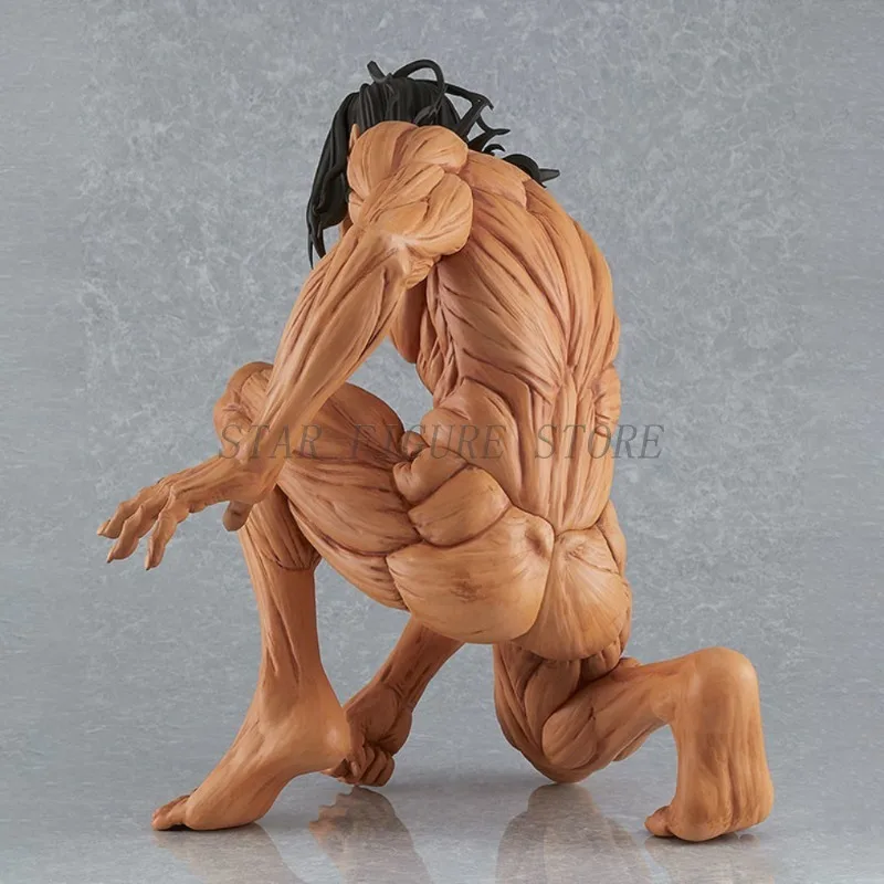 FIGURA DE ACCIÓN DE Attack on Titan, Eren, Levi, Mikasa, Shingeki no Kyojin, modelo de Titán de fundación, juguetes, adornos de escritorio de 15cm