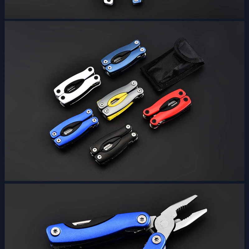 Tang Rvs Multi Tool Functionele Tang Handgereedschap Tang Schroevendraaier Tool Kit Combinatie Outdoor Multitool Tangen